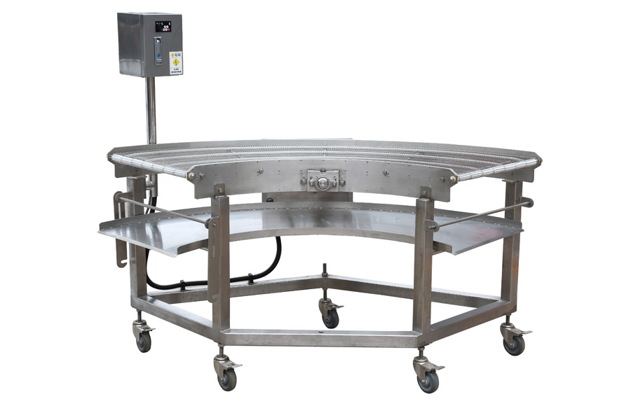 90°转弯网带机 90°转弯网带机